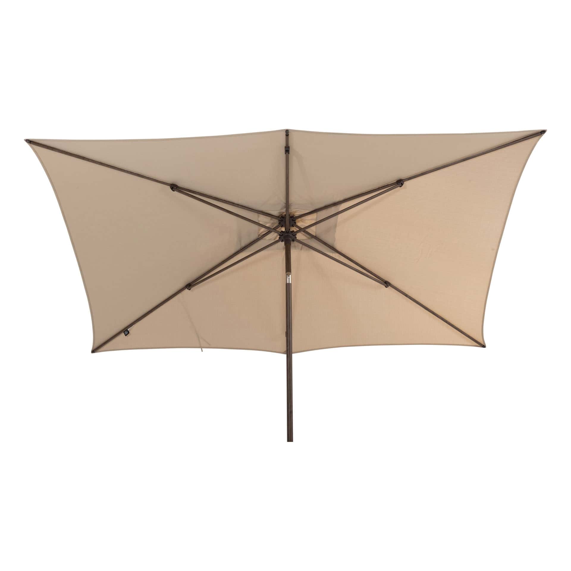 4 Seasons Outdoor Azzurro 200x300cm beach met wenge frame stokparasol