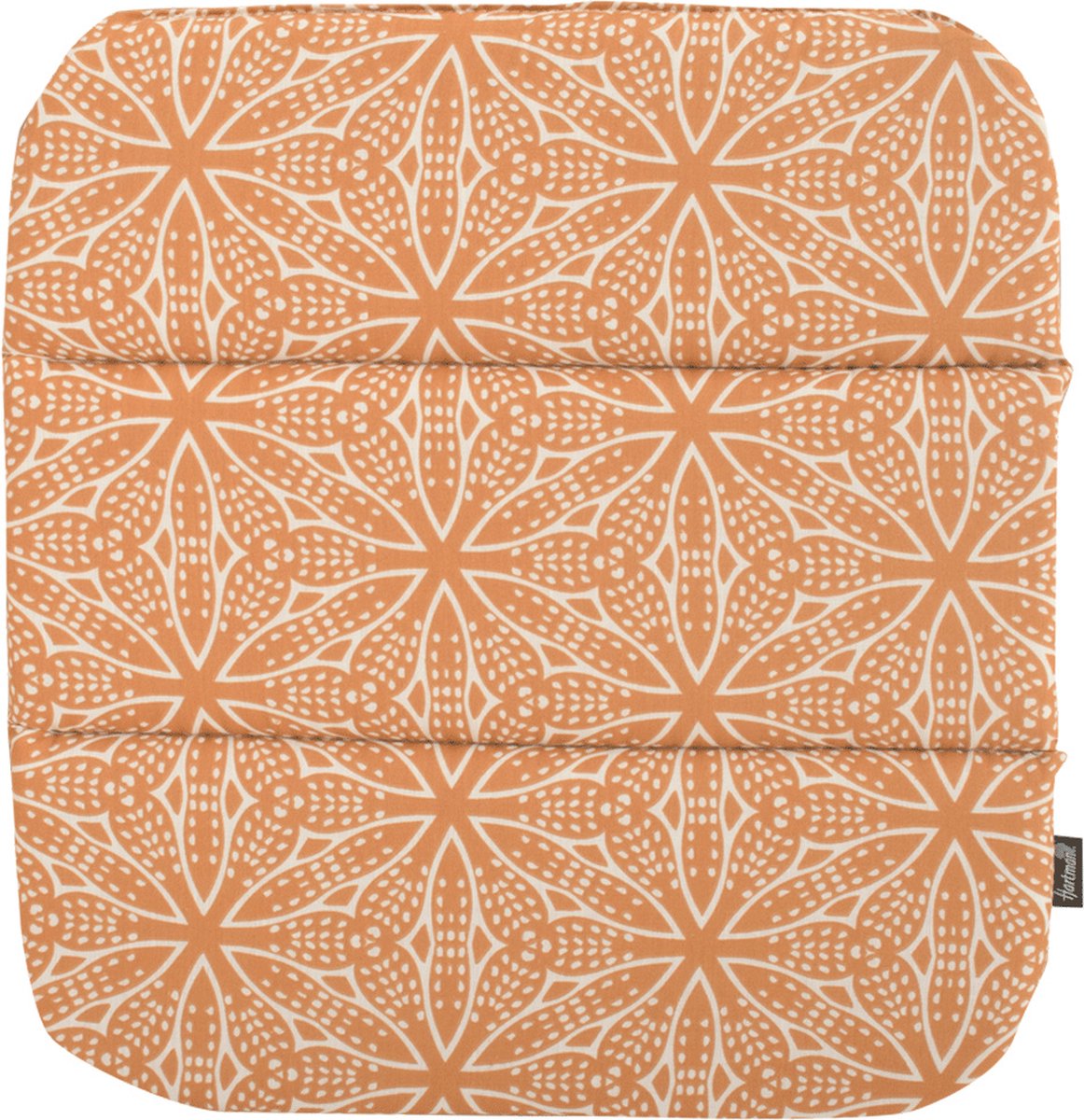 Hartman Fleur geel 41x40x3cm zitkussen Delphine