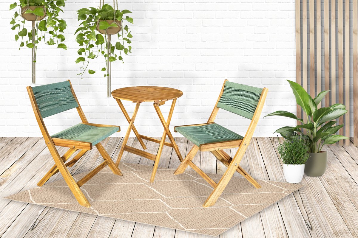 Sens-line Lanzarote bistro set groen
