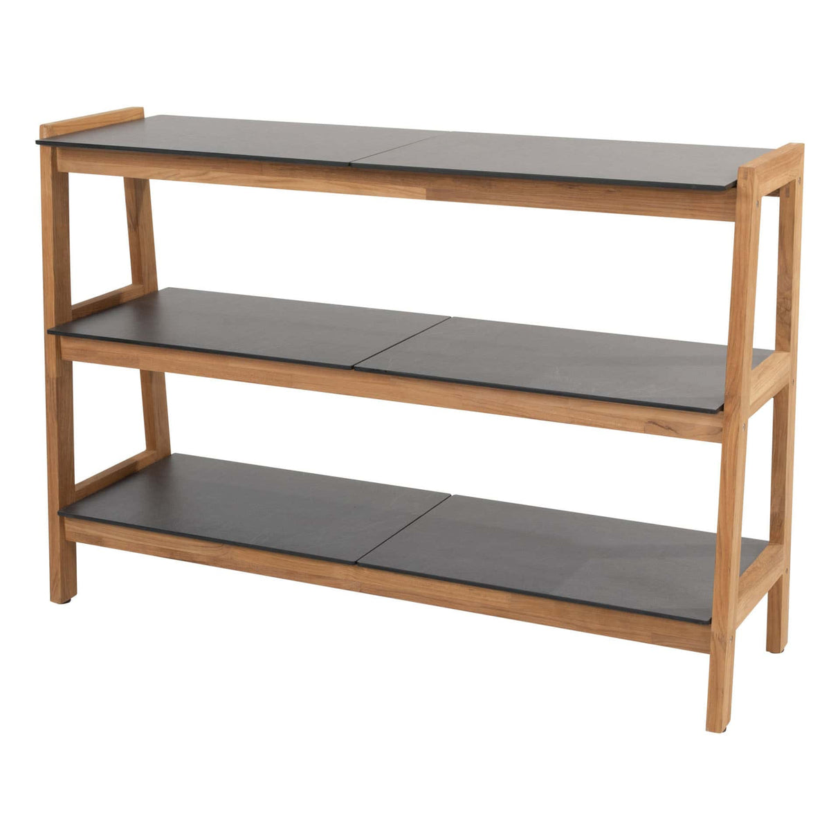 4 Seasons Outdoor Liv teak tuinkast met 3 HPL planken