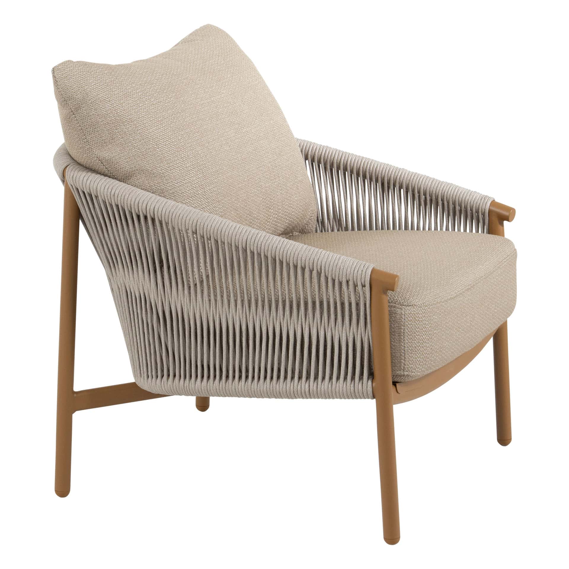 4 Seasons Outdoor Milos lounge stoel incl. 2 kussens