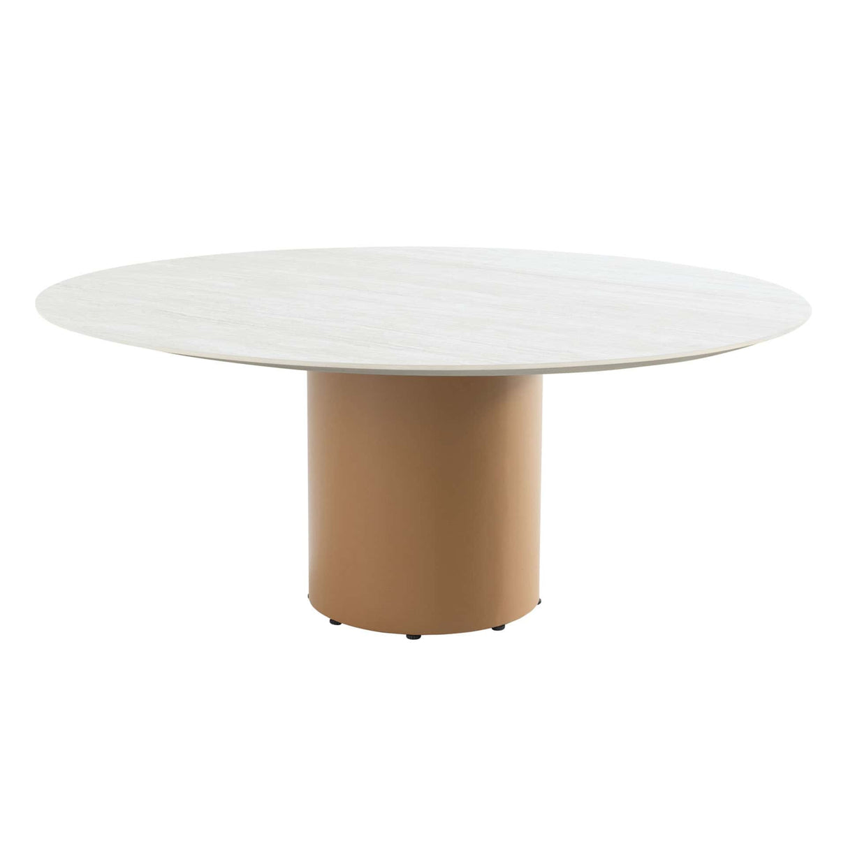 4 Seasons Outdoor Biarritz low dining set Amber + Colorado tafel 160 Ø cm