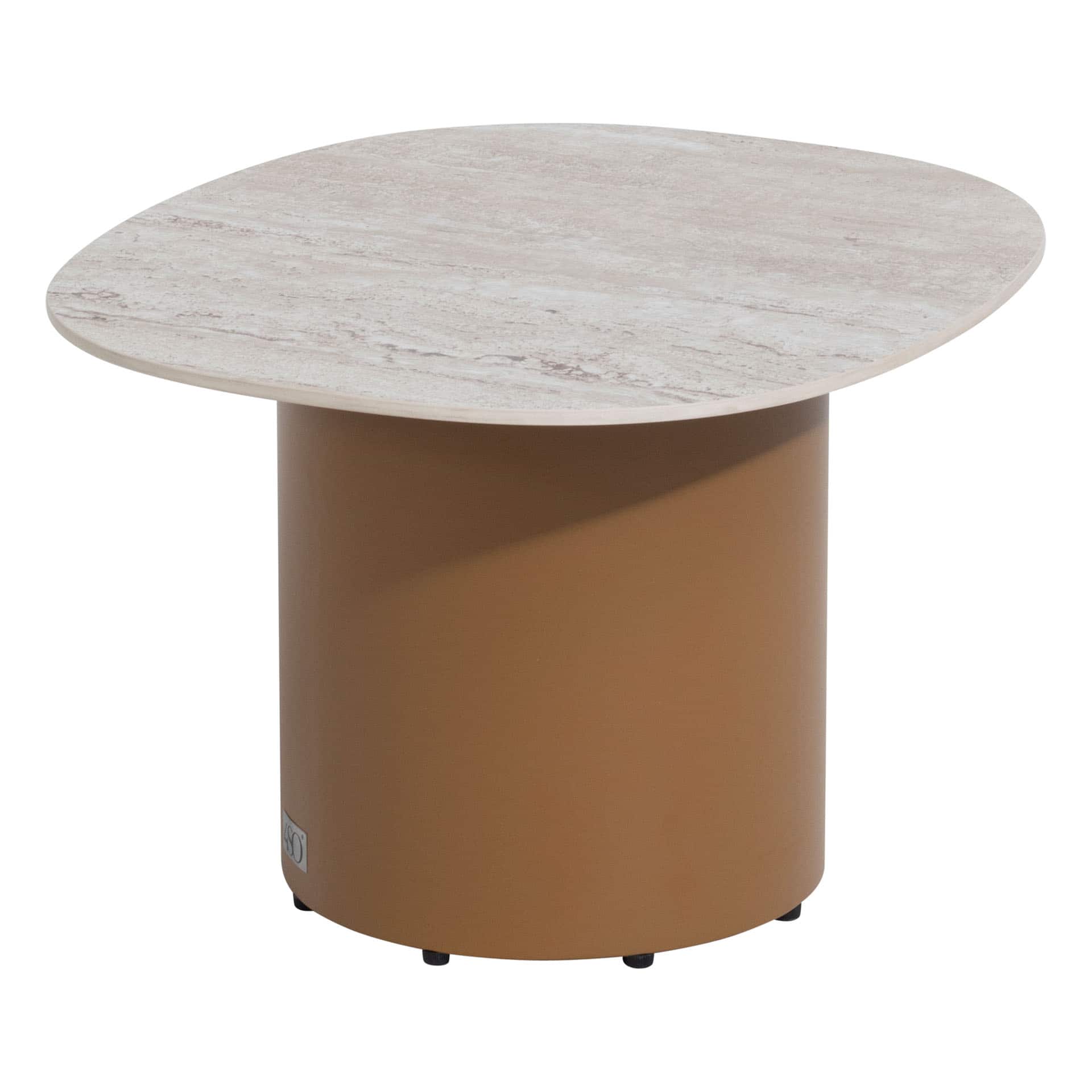 4 Seasons Outdoor Sofie salontafel keramisch travertin 50 x 60 cm (H 35)