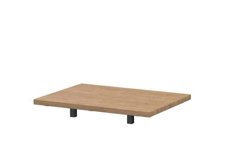 4 Seasons Outdoor Metropolitan salontafel teak 120 x 90 x 18 cm.
