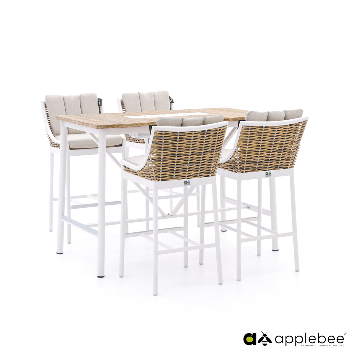 Apple Bee Milou barstoel Oyster