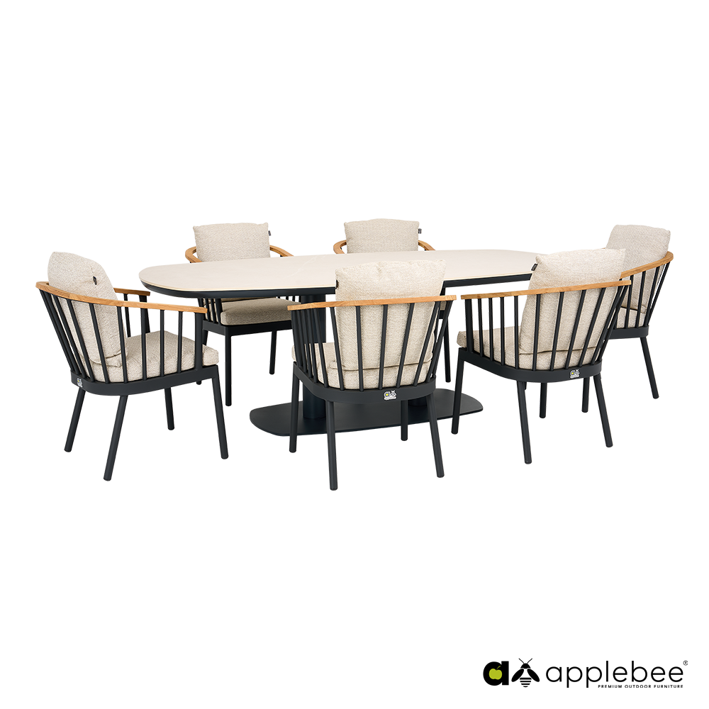 Apple Bee Condor dining stoel Zwart