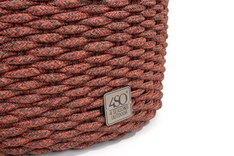 4 Seasons Outdoor Muffin poef rond 40 cm. Ø (H42) Terra Cotta