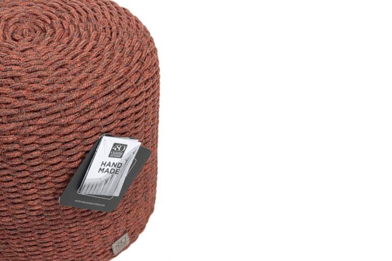 4 Seasons Outdoor Muffin poef rond 40 cm. Ø (H42) Terra Cotta