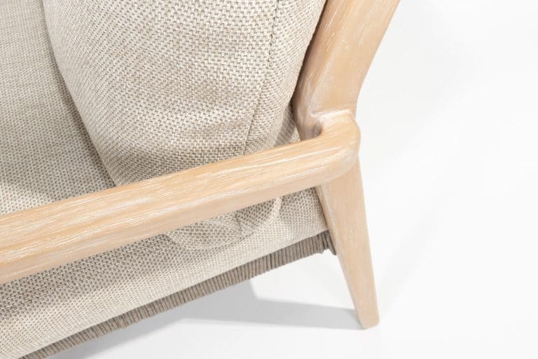 4 Seasons Outdoor Julia low dining + Taste 4SO Noah low dining brushed teak tafel 300 cm