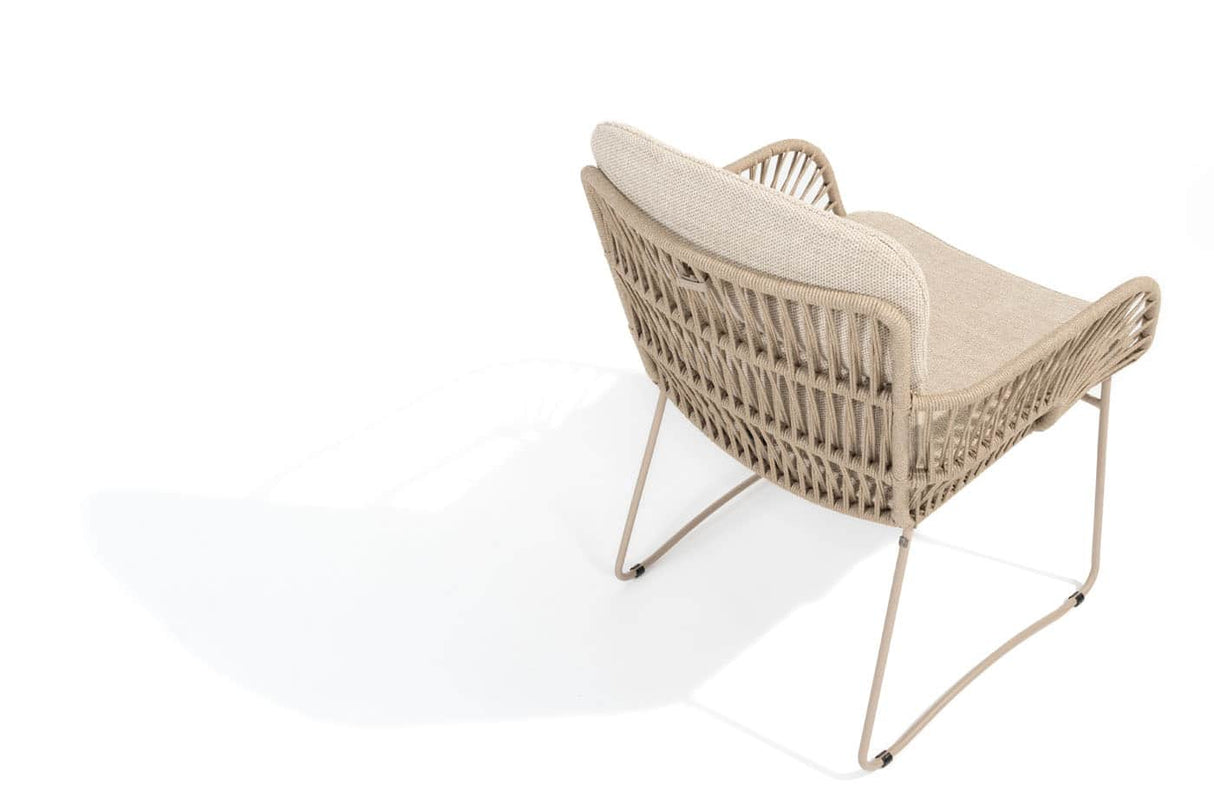 4 Seasons Outdoor Murcia dining stoel latte incl. 2 kussens