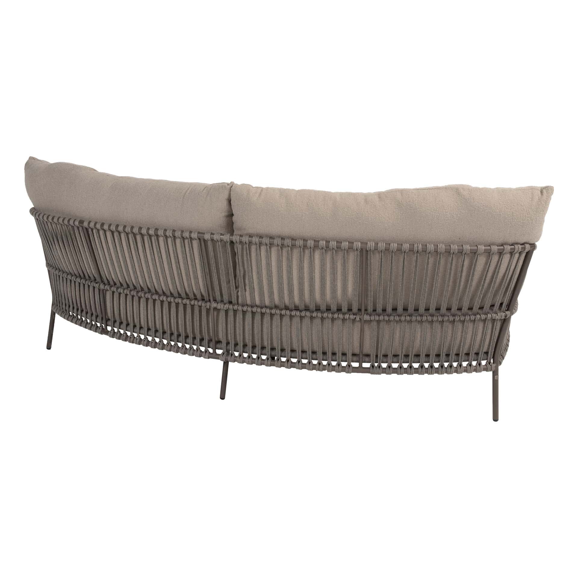 4 Seasons Outdoor Capalbio organische 3-zits lounge bank incl. 3 kussens