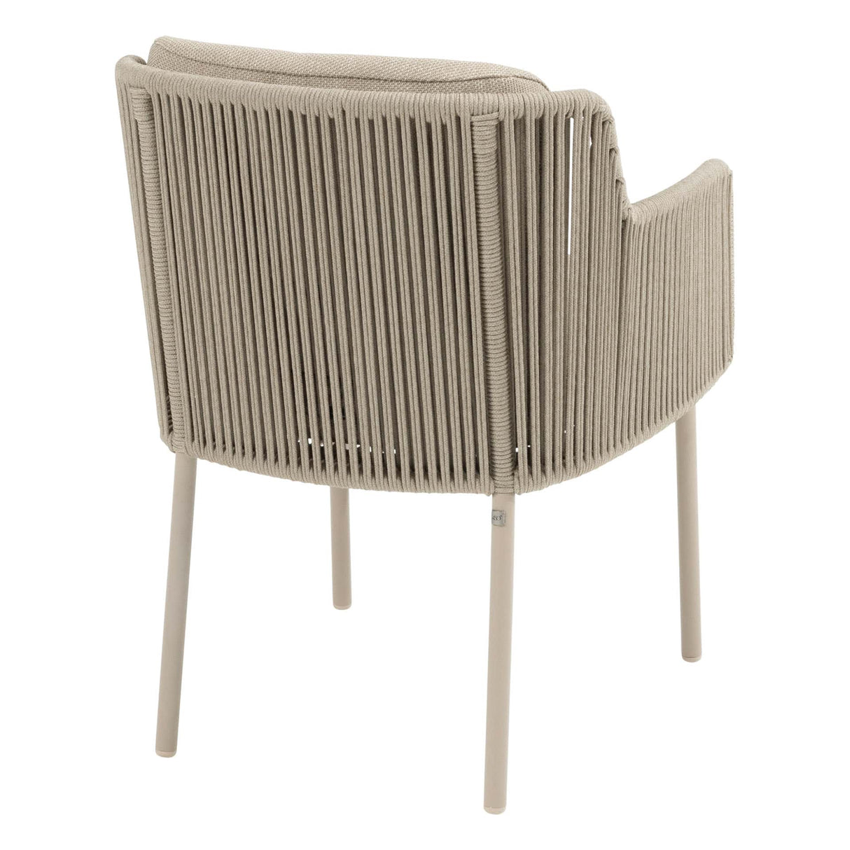 4 Seasons Outdoor Bernini dining stoel latte incl. 2 kussens