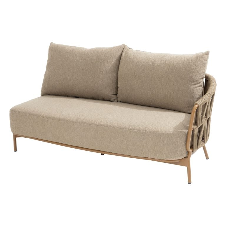 4 Seasons Outdoor Biarritz Chaise loungeset Amber: 2,5-zits bank + 2-zits armleuning