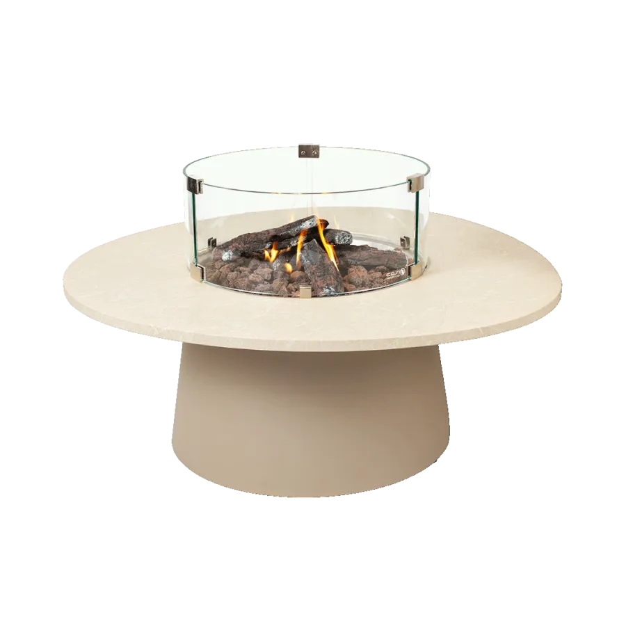 Cosidune vuurtafel sandy beige inclusief brander