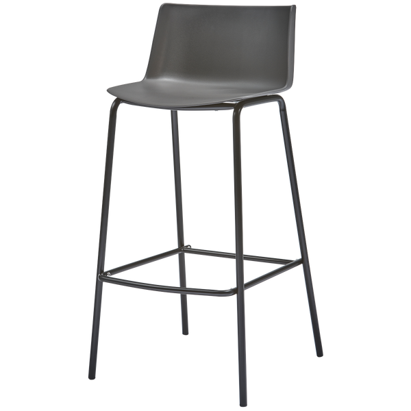 Exotan Guy barstoel bruin grijs