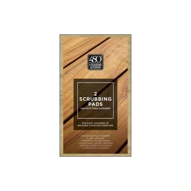 4 Seasons Outdoor Set van 2 schuurpads voor teak reiniger