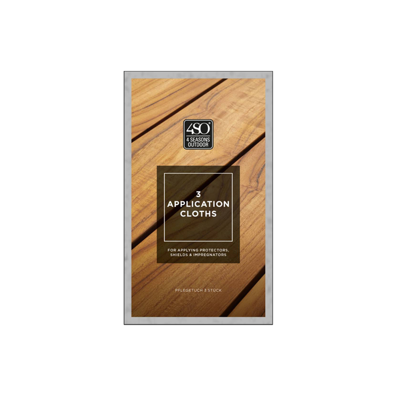 4 Seasons Outdoor Set van 3 aanbrengdoeken voor alle reinigers, beschermers protectors en shields
