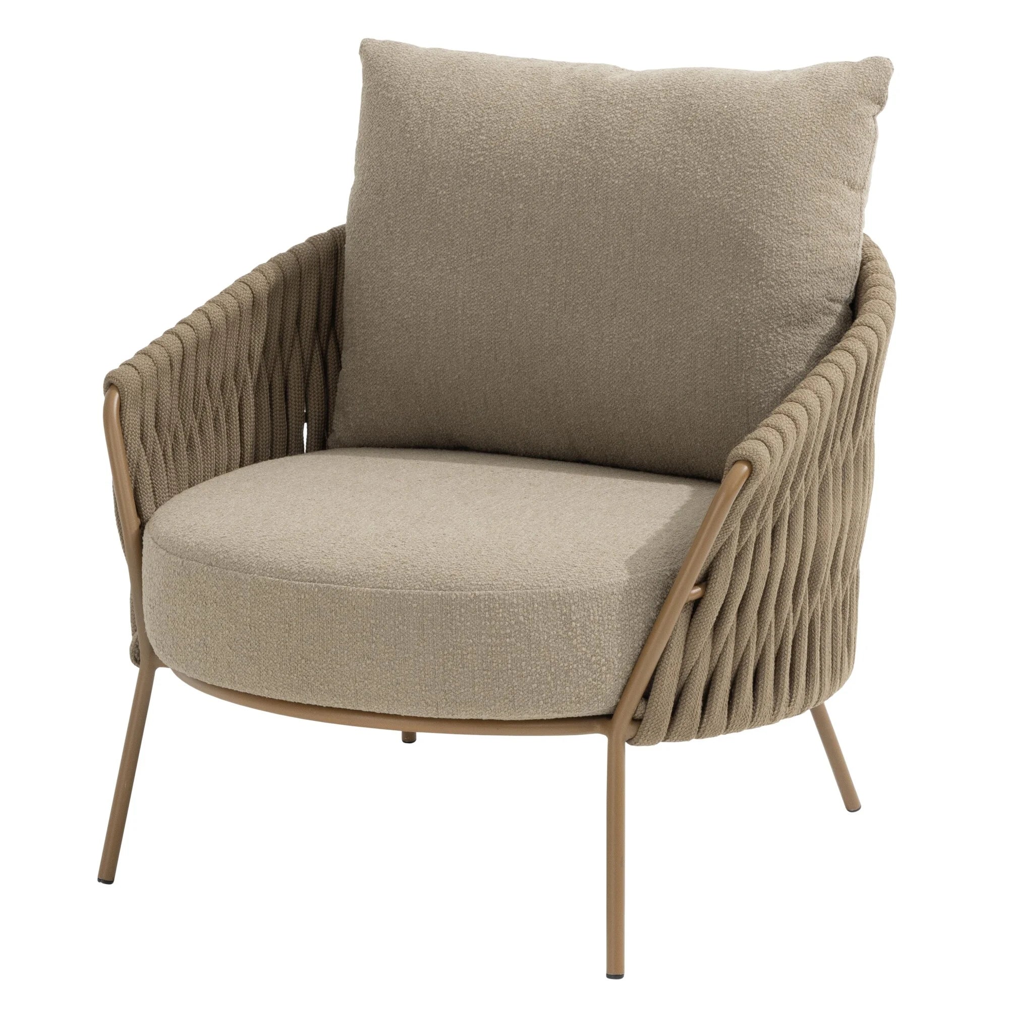 4 Seasons Outdoor Molina lounge stoel incl. 2 kussens