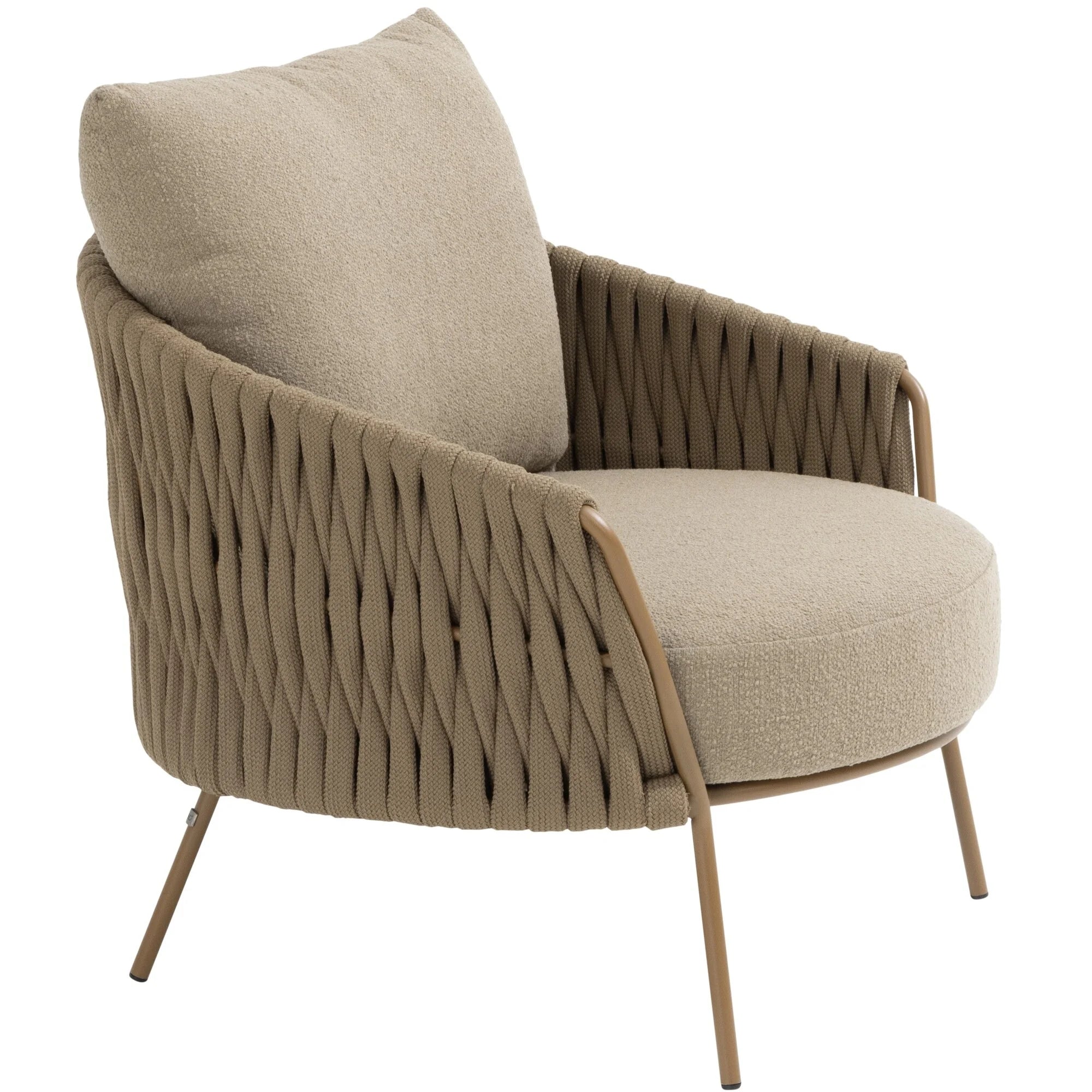 4 Seasons Outdoor Molina lounge stoel incl. 2 kussens