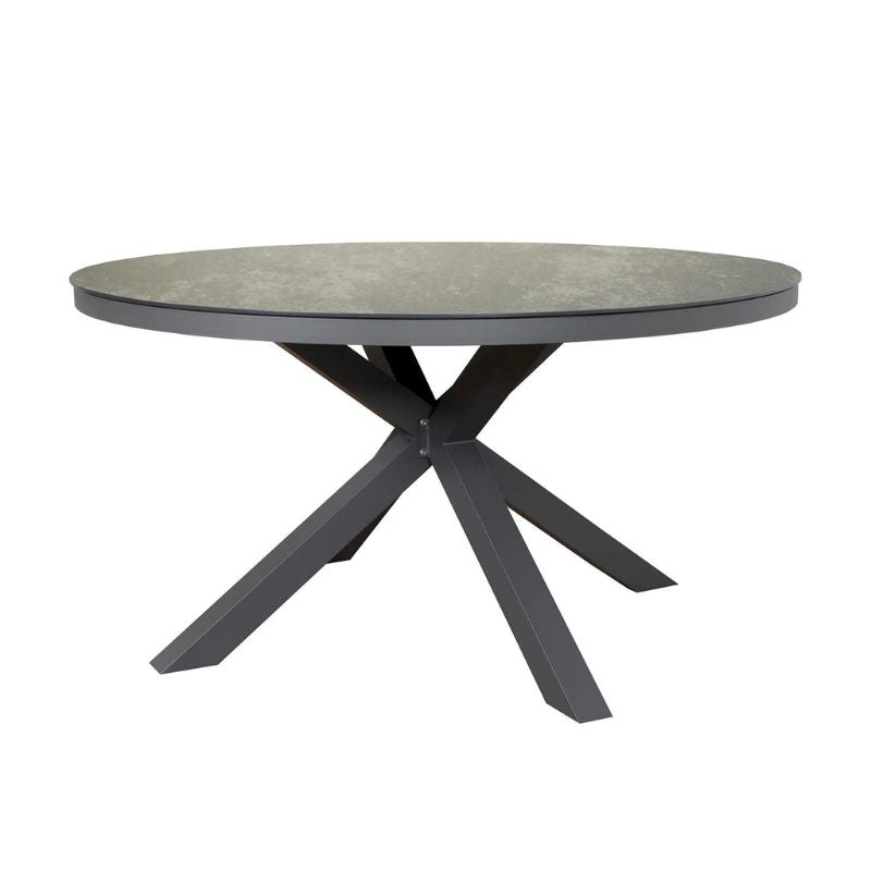 Lifestyle Bianca HPL tafel rond 140cm antraciet, SHOWMODEL