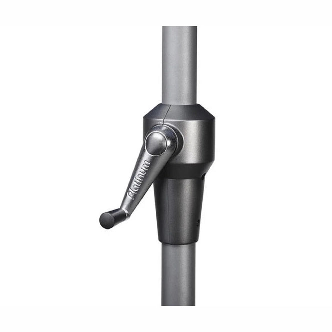 Platinum 270Ø Riva antraciet frame light grey doek