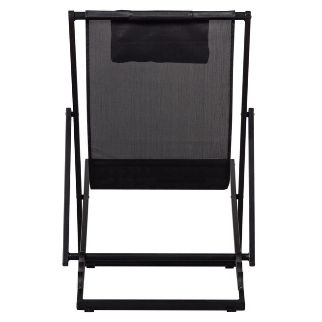 Exotan Esper strandstoel zwart