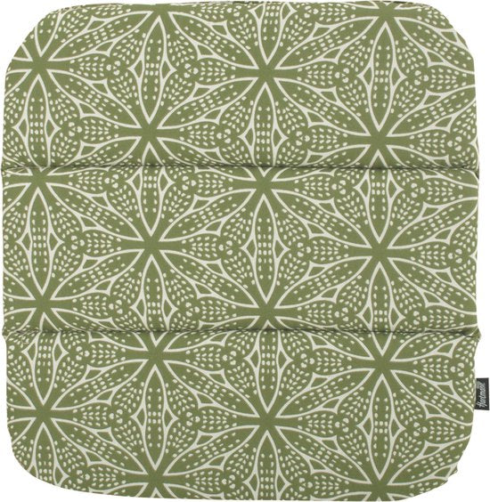 Hartman Fleur groen 41x40x3cm zitkussen Delphine