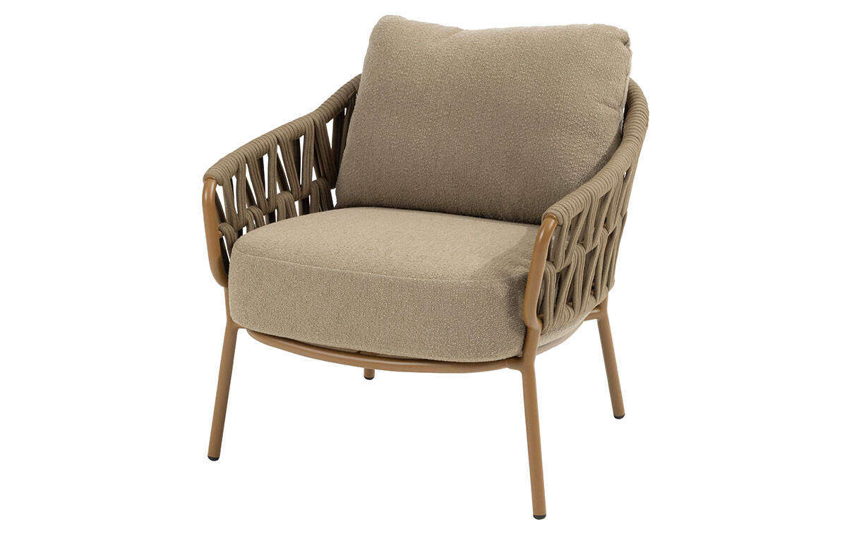 4 Seasons Outdoor Biarritz low dining stoel incl. 2 kussens