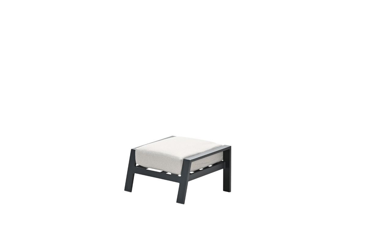 Garden Impressions Lincoln voetenbank desert sand, carbon black frame