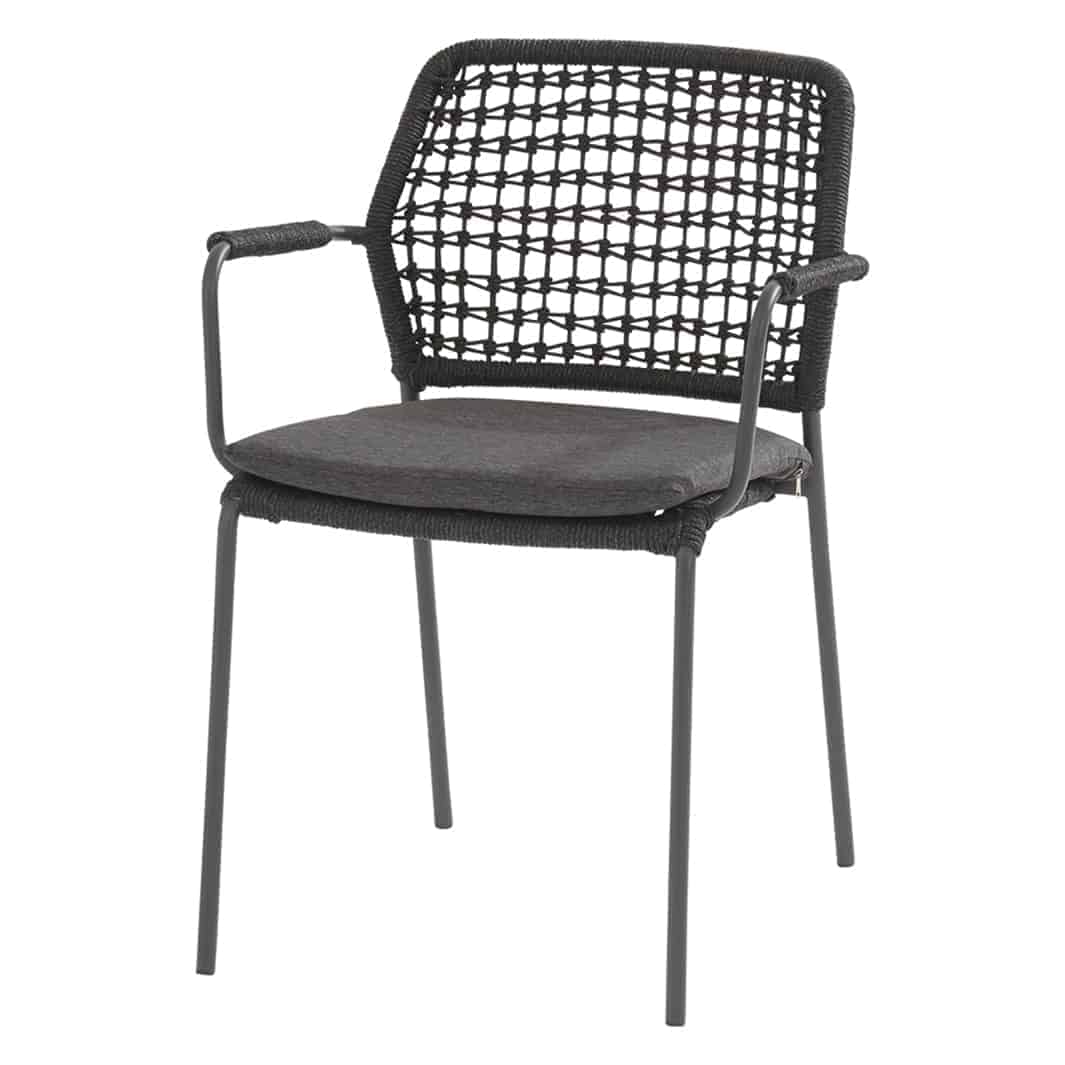 Taste 4SO Barista dining stoel antraciet incl. kussen