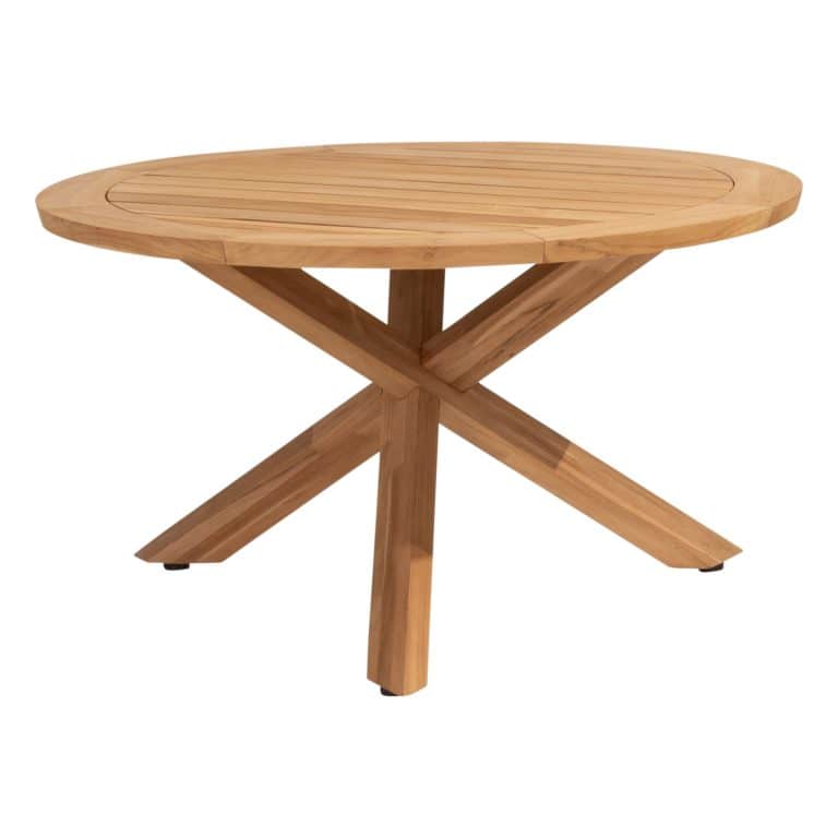4 Seasons Outdoor Montera dining + Taste 4SO Prado teak tafel 130 Ø cm