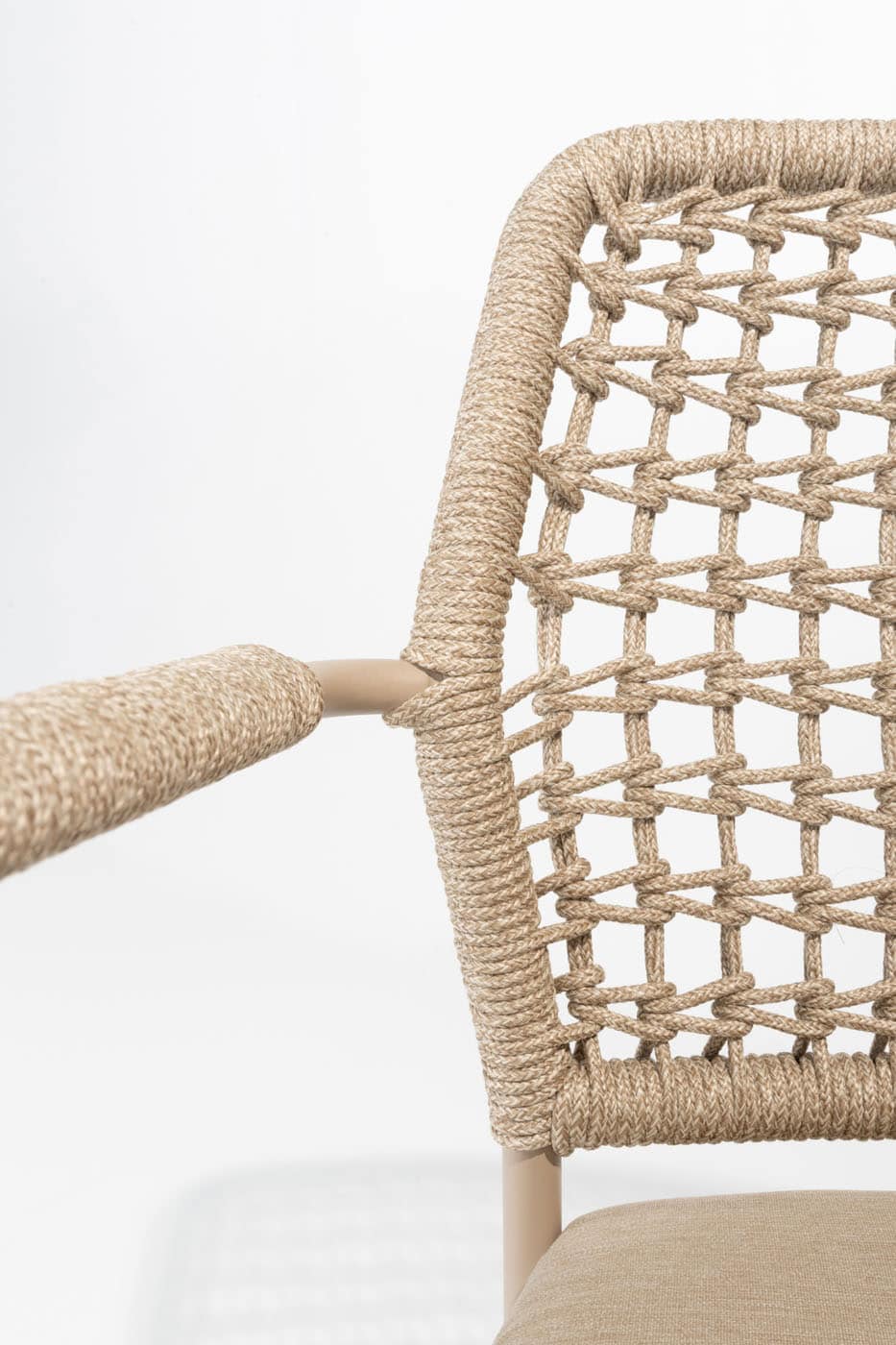 Taste 4SO Barista stapelbare dining stoel latte incl. kussen