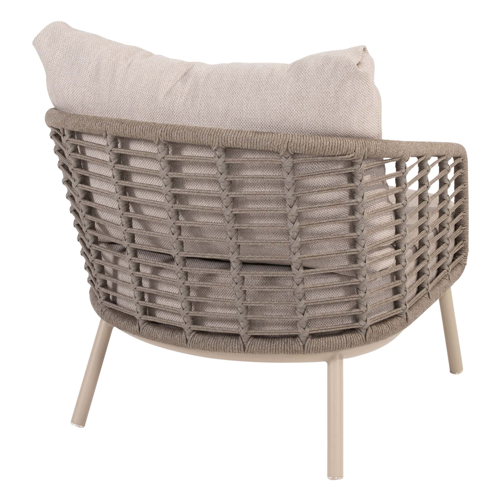 Taste 4SO Puglia lounge stoel latte incl. 2 kussens