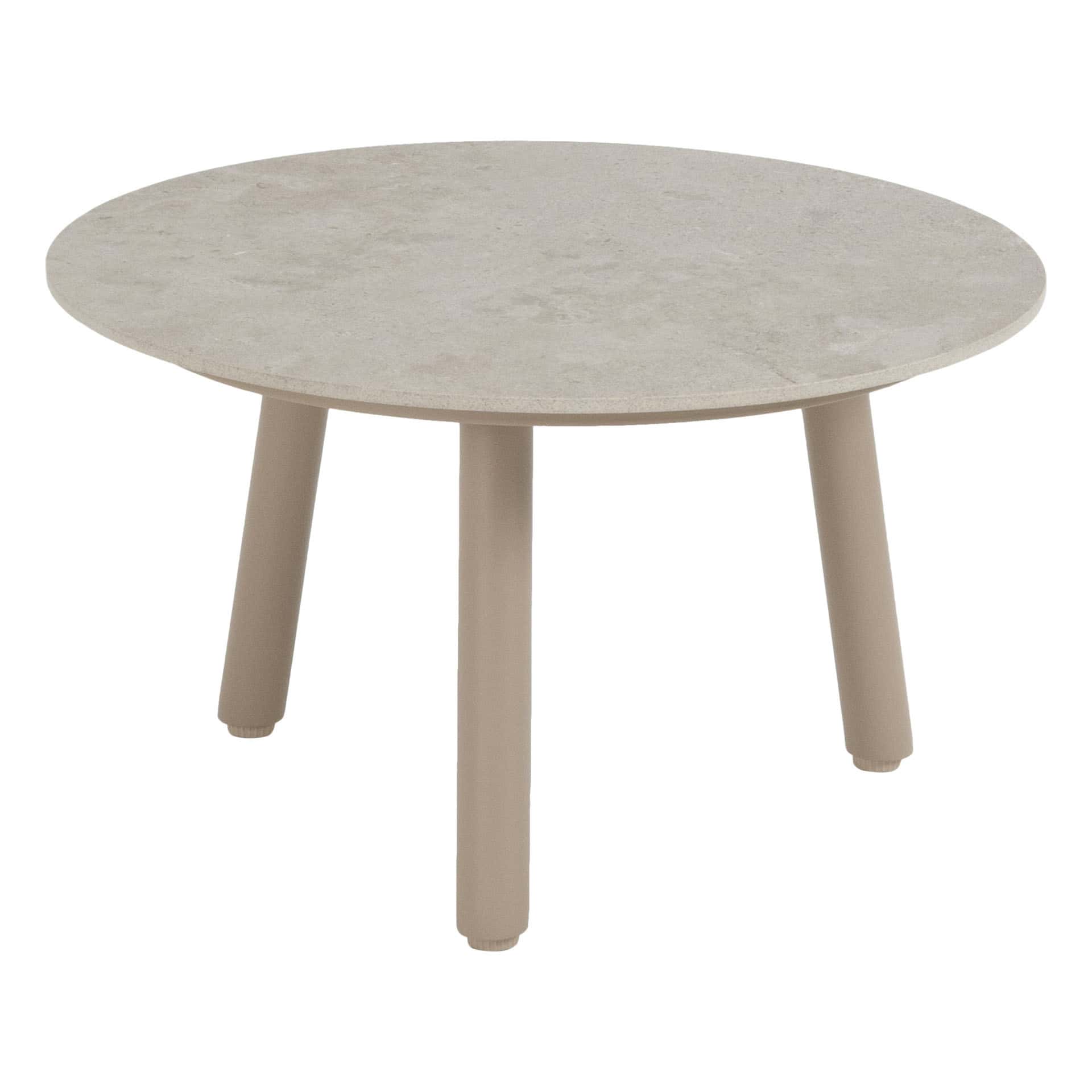 Taste 4SO Salute ronde salontafel latte met keramisch tafelblad 60 cm Ø (H 35)