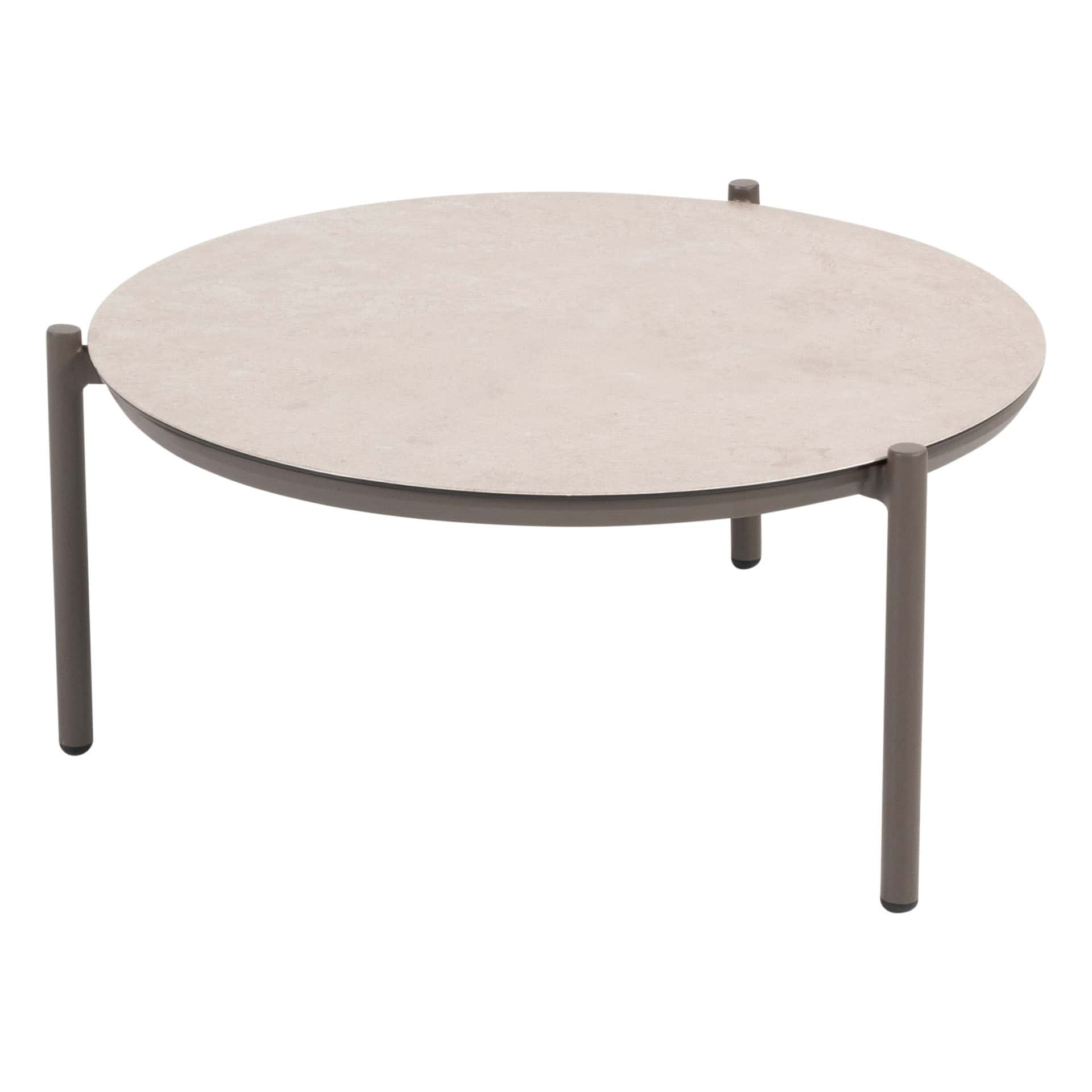 Taste 4SO Vic salontafel terre met printed keramiek top 73 cm Ø (H 35)