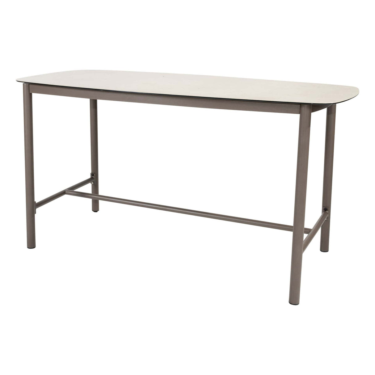 Taste 4SO Cannes high dining + Manolo tafel met geprint keramiek tafelblad 180×95 cm terre