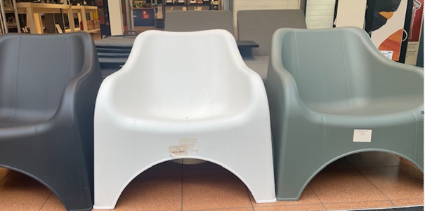 Loungestoel Key West groen kunststof