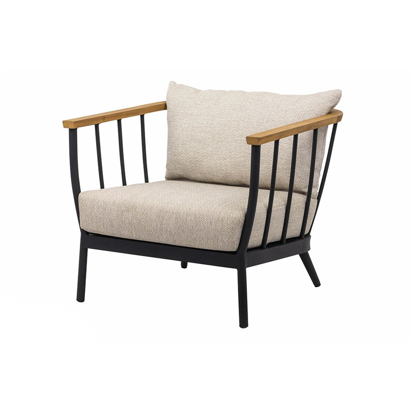 Apple Bee Condor loungestoel Zwart