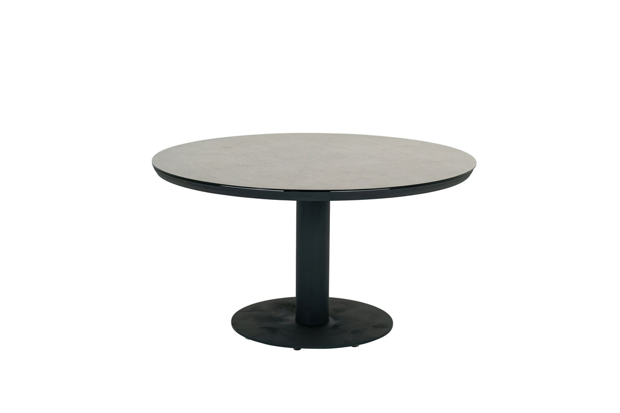 Apple Bee Melville dining tafel Ø140cm Sintered Stone - Light Grey