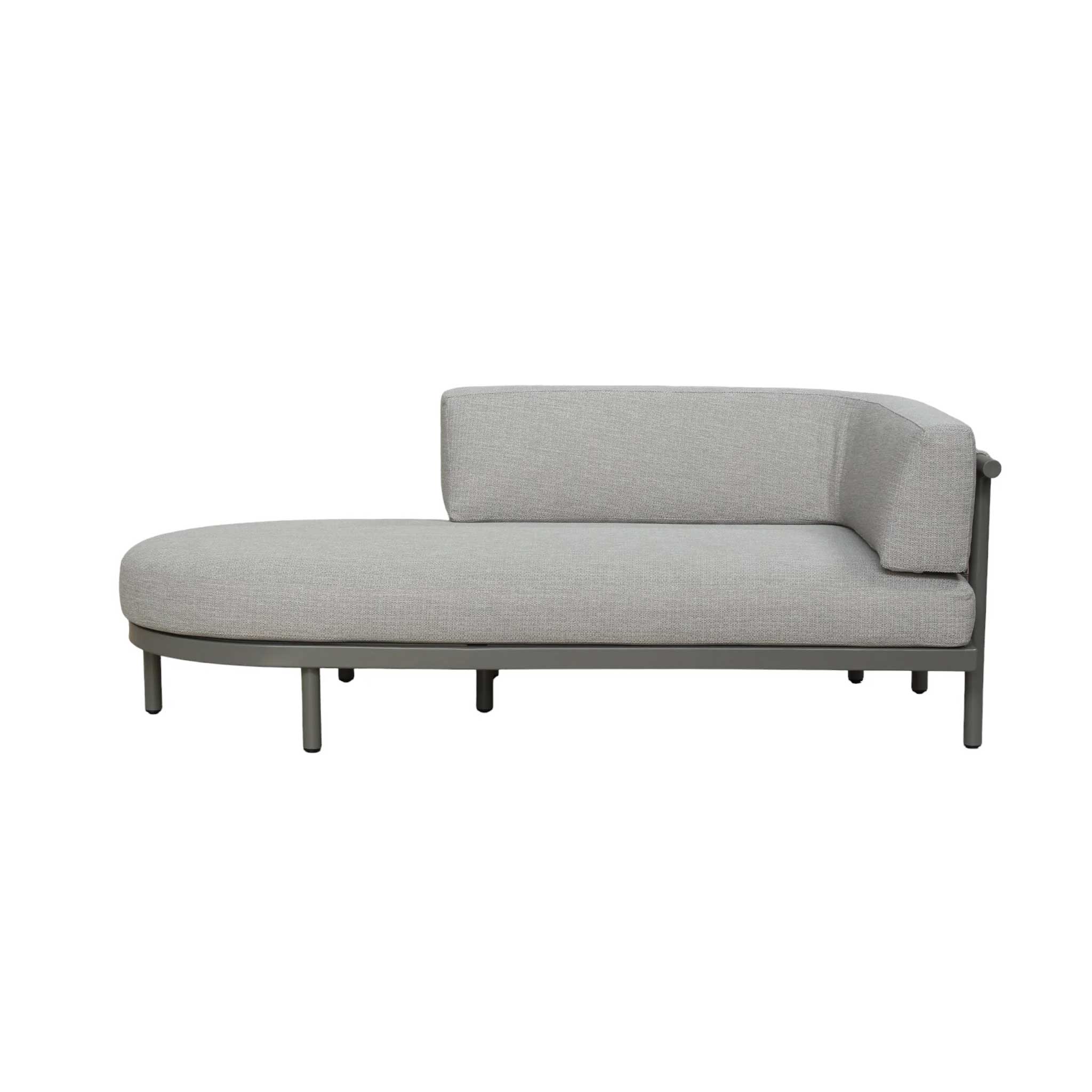Apple Bee Maui chaise longue element links Taupe