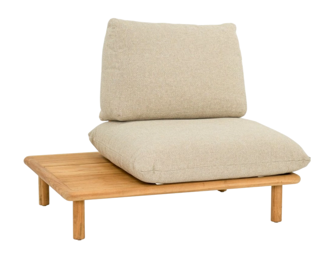 Apple Bee Sling 1 zits element rechts 108cm teak