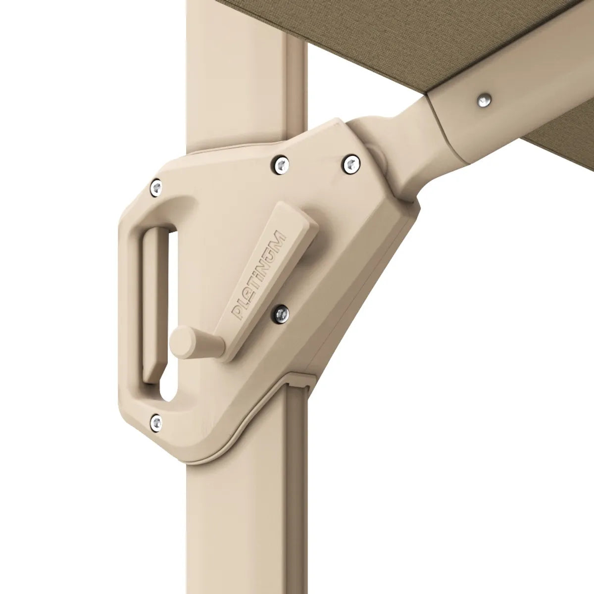 Platinum Beaufort 320x320cm premium sandstone frame champagne doek