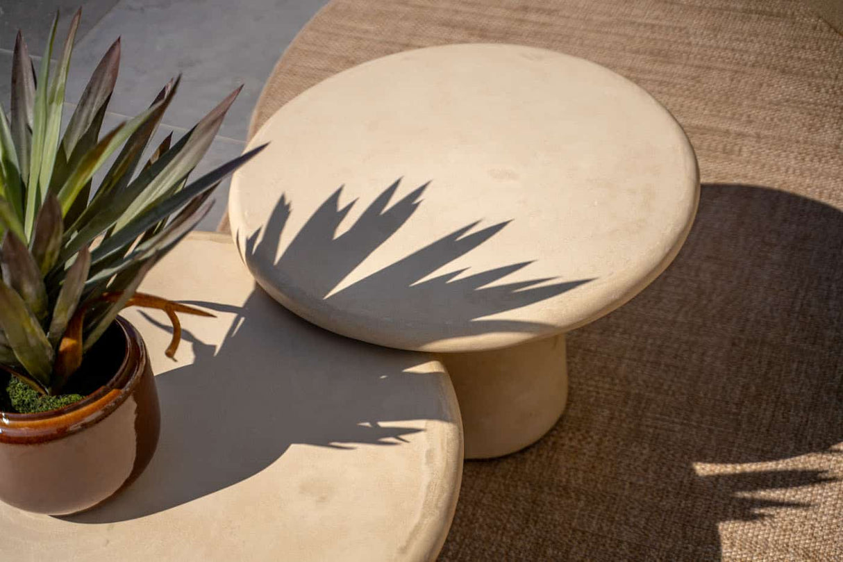 4 Seasons Outdoor Hampton salontafel mortex 80 cm Ø (H 35) 4 Seasons Outdoor