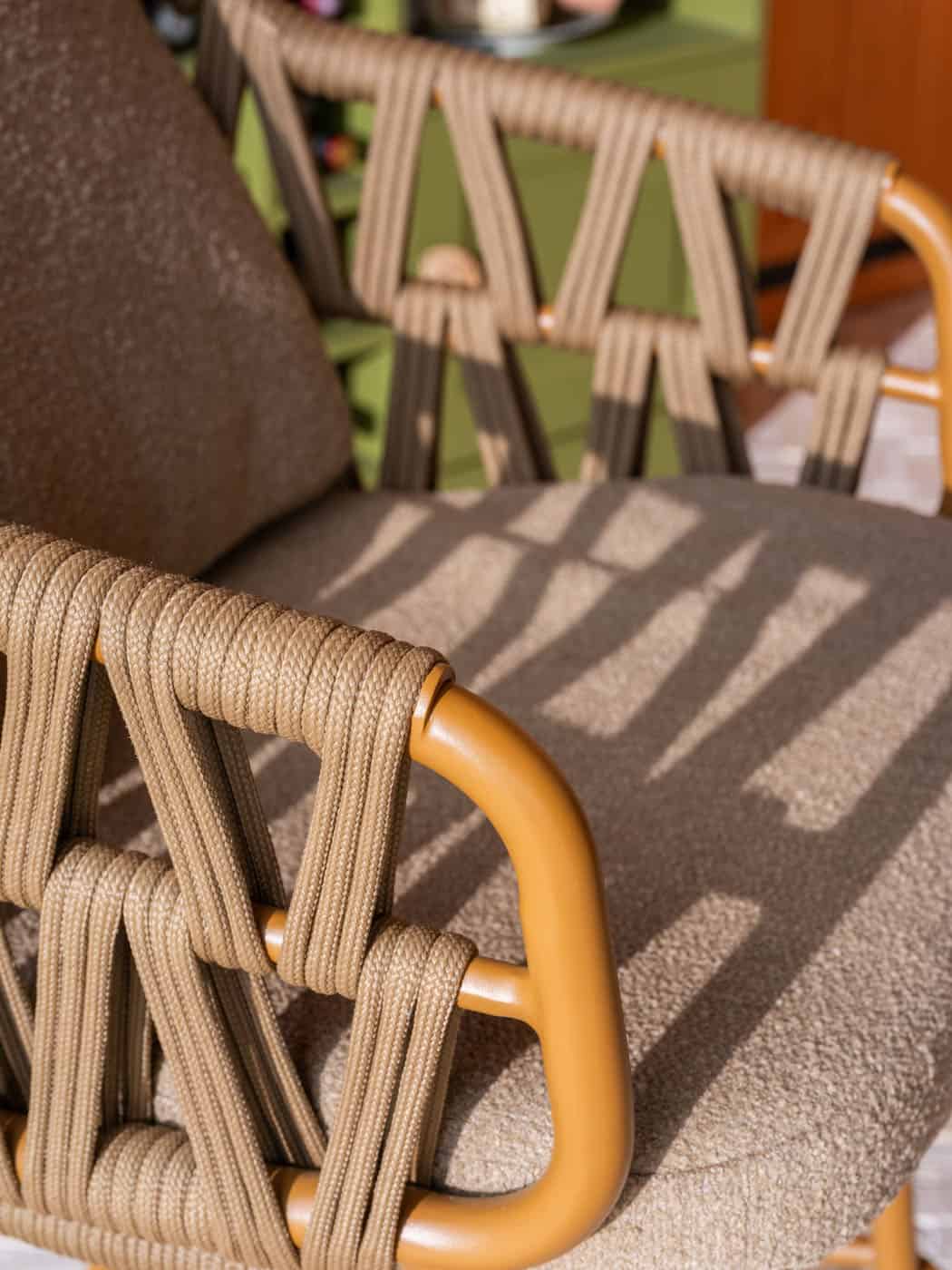 4 Seasons Outdoor Biarritz high dining stoel incl. 2 kussens