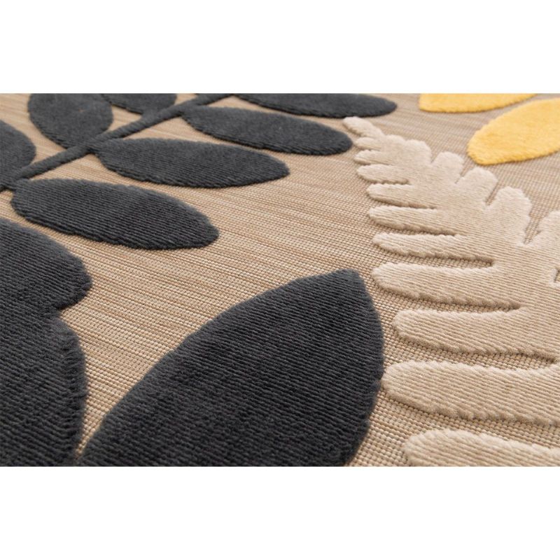 Garden Impressions Naturalis karpet 200x290cm summer leaf zand-geel-zwart