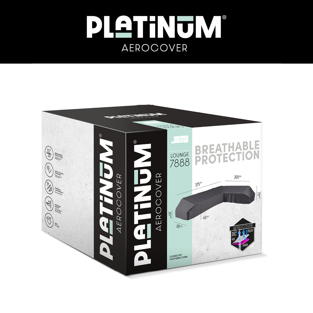 Platinum AeroCover Loungeset platformhoes rechts 7888 375x300x90xH30/45/70