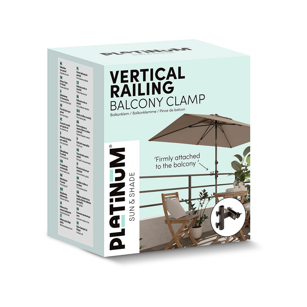 Platinum Vertical railing, Ø38mm antraciet