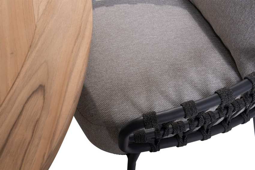 4 Seasons Outdoor Calpi low dining set + Taste 4SO Saba dining tafel 160 Ø cm