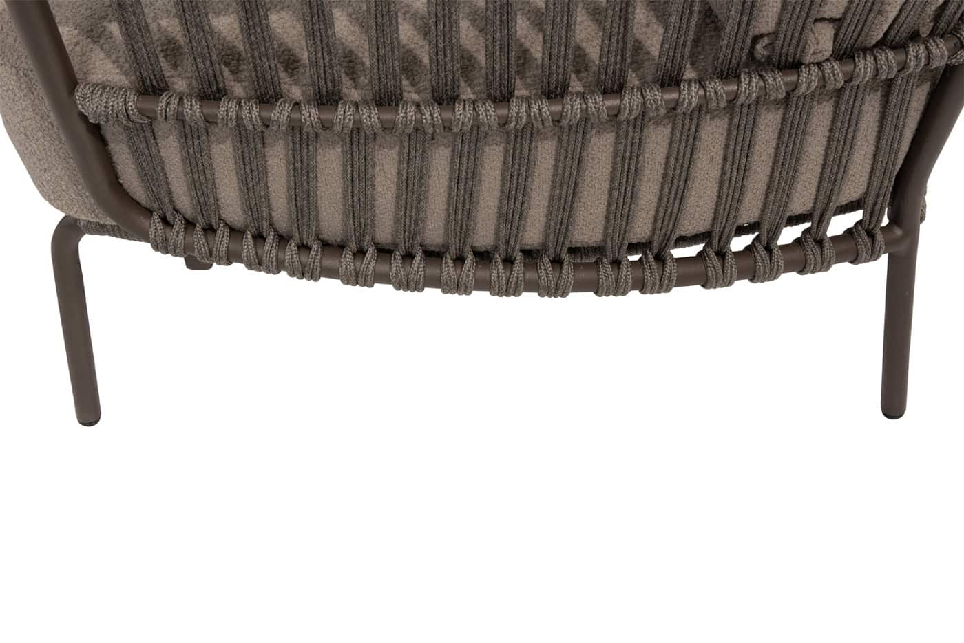 4 Seasons Outdoor Capalbio organische 3-zits lounge bank incl. 3 kussens