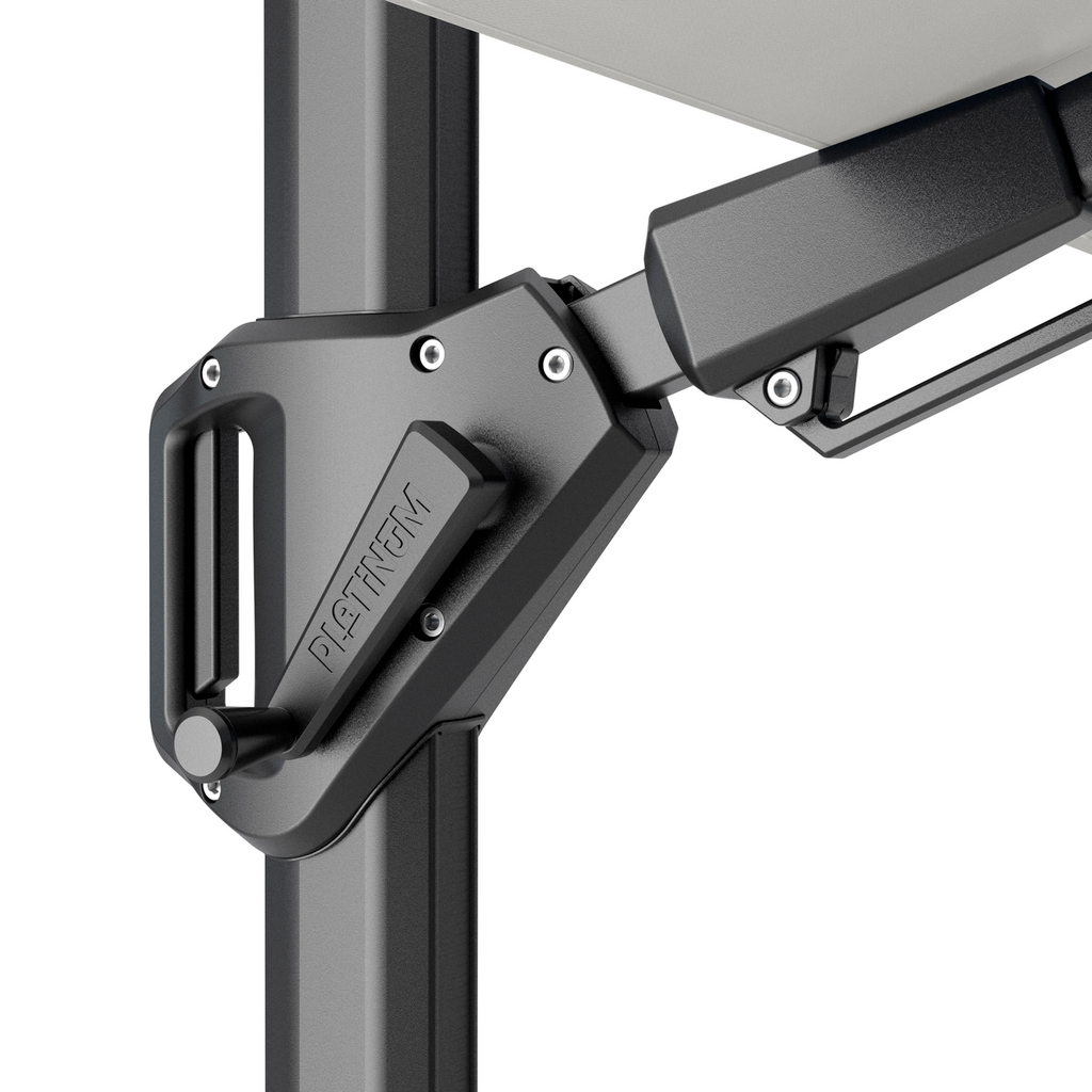 Platinum 260x350 Challenger T2 antraciet frame Manhattan doek